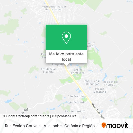 Rua Evaldo Gouveia - Vila Isabel mapa