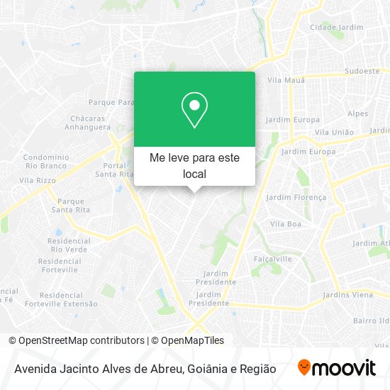Avenida Jacinto Alves de Abreu mapa