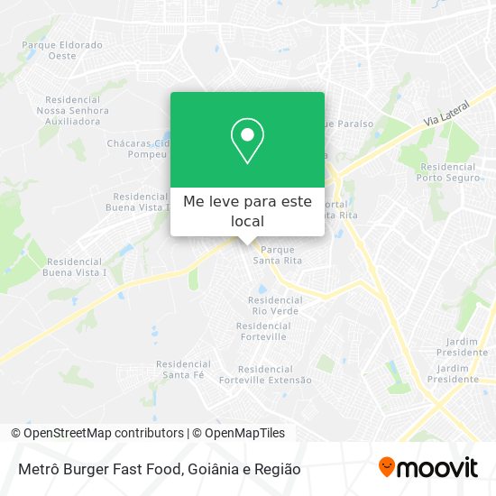 Metrô Burger Fast Food mapa