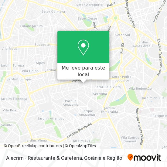 Alecrim - Restaurante & Cafeteria mapa