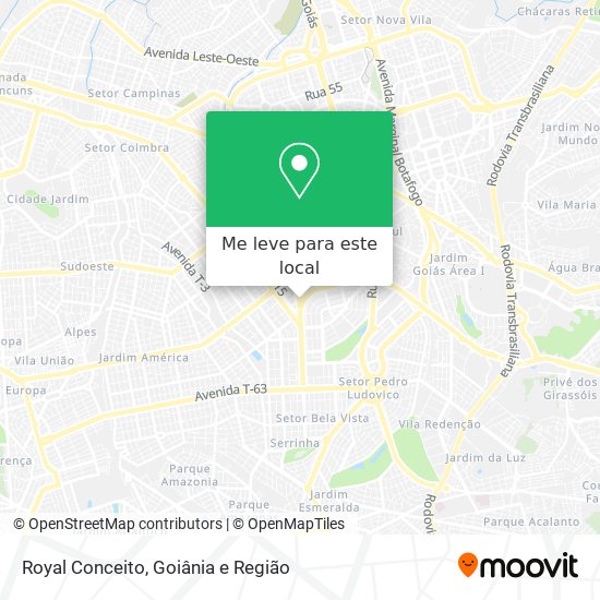 Royal Conceito mapa
