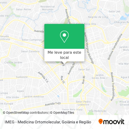 IMEG - Medicina Ortomolecular mapa