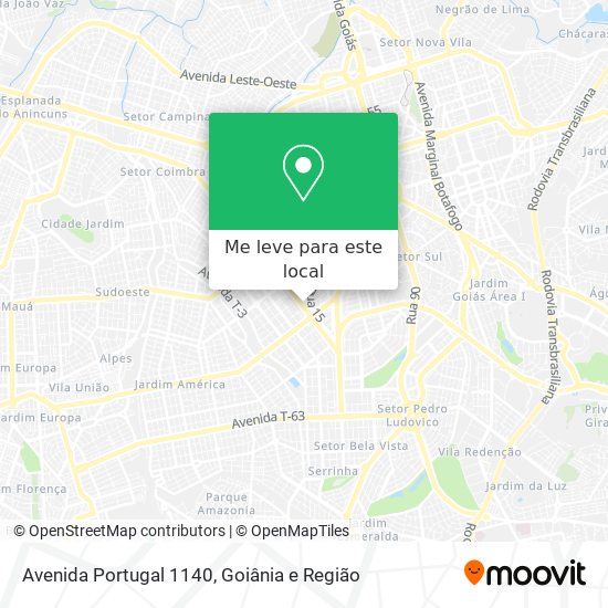 Avenida Portugal 1140 mapa