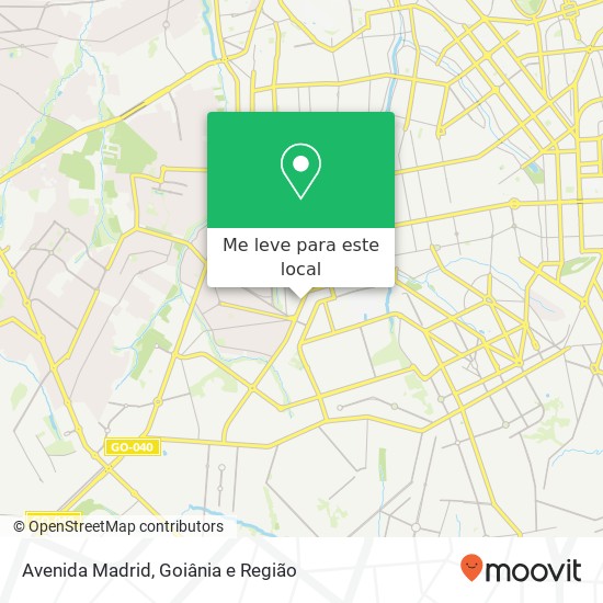 Avenida Madrid mapa
