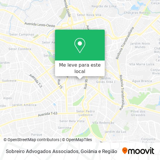 Sobreiro Advogados Associados mapa