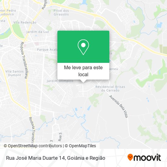 Rua José Maria Duarte 14 mapa