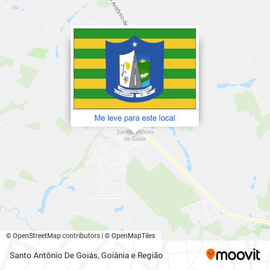 Santo Antônio De Goiás mapa
