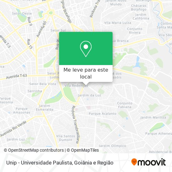 Unip - Universidade Paulista mapa