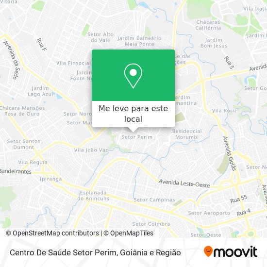Centro De Saúde Setor Perim mapa