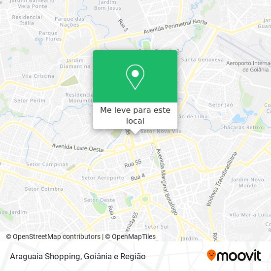 Araguaia Shopping mapa