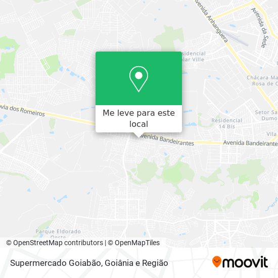 Supermercado Goiabão mapa
