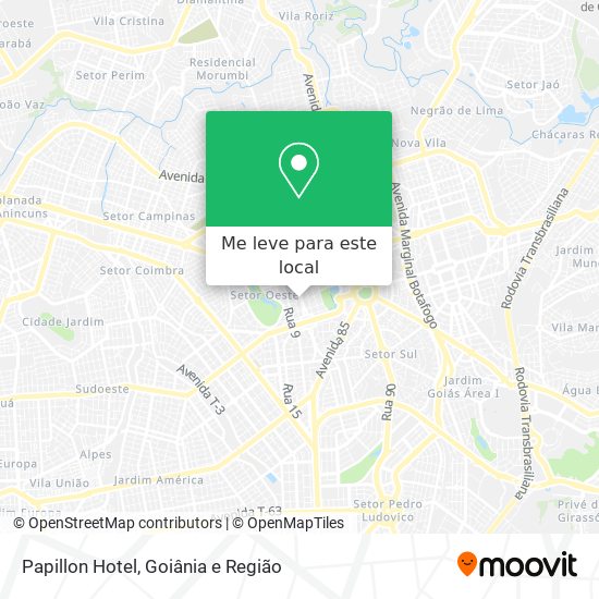 Papillon Hotel mapa