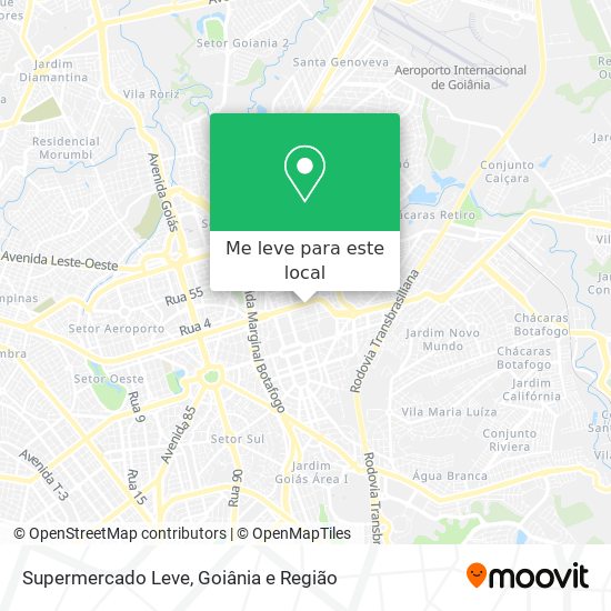 Supermercado Leve mapa