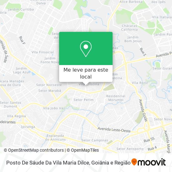 Posto De Sáude Da Vila Maria Dilce mapa