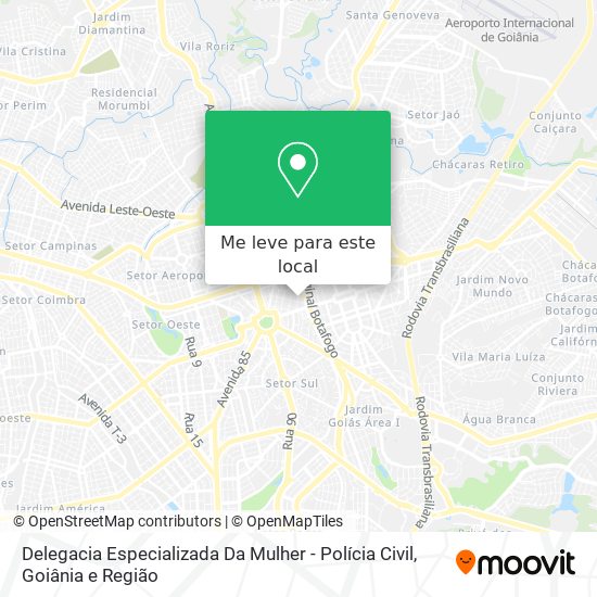 Delegacia Especializada Da Mulher - Polícia Civil mapa