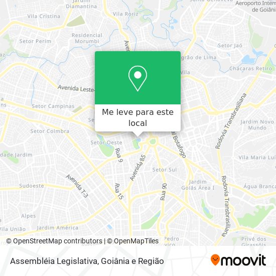 Assembléia Legislativa mapa