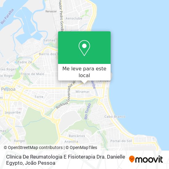 Clínica De Reumatologia E Fisioterapia Dra. Danielle Egypto mapa