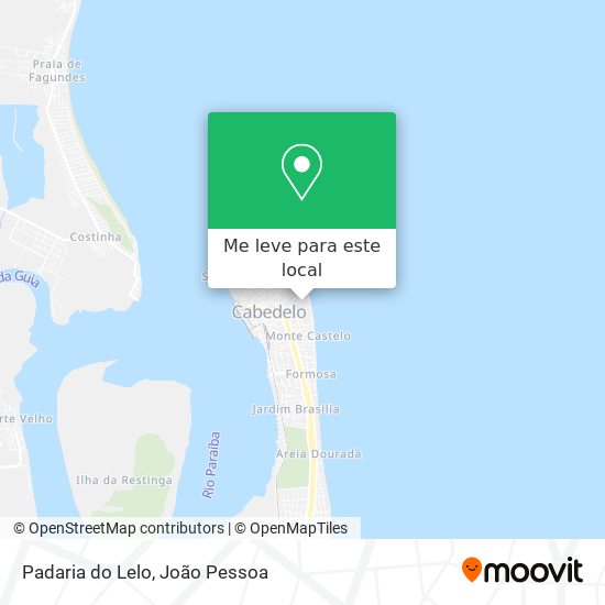Padaria do Lelo mapa