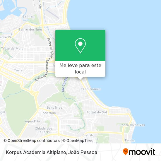 Korpus Academia Altiplano mapa