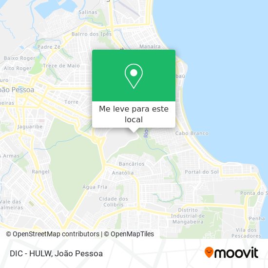 DIC - HULW mapa
