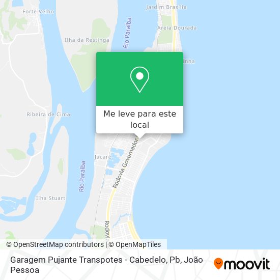 Garagem Pujante Transpotes - Cabedelo, Pb mapa