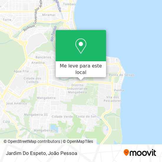 Jardim Do Espeto mapa