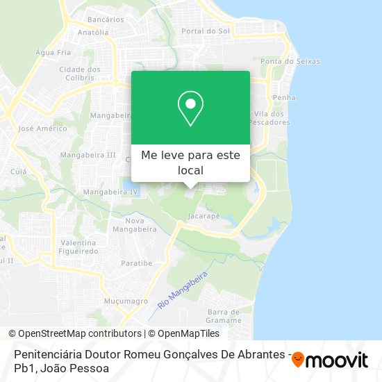 Penitenciária Doutor Romeu Gonçalves De Abrantes - Pb1 mapa