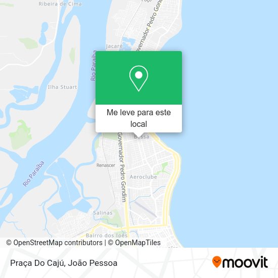 Praça Do Cajú mapa
