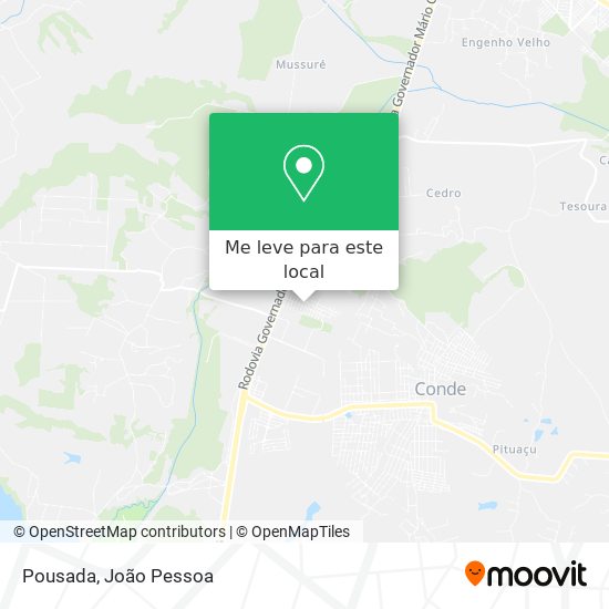 Pousada mapa