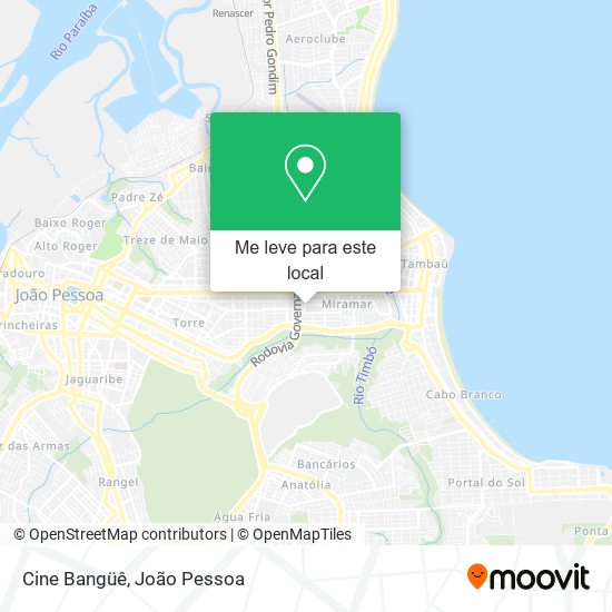 Cine Bangüê mapa
