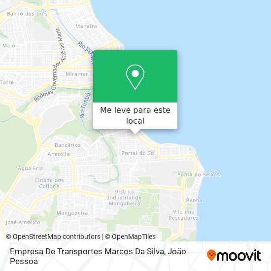 Empresa De Transportes Marcos Da Silva mapa