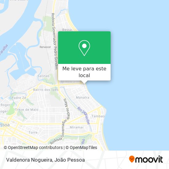 Valdenora Nogueira mapa