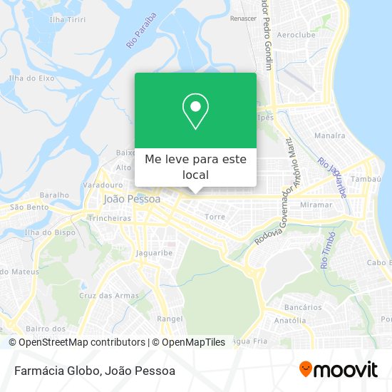 Farmácia Globo mapa