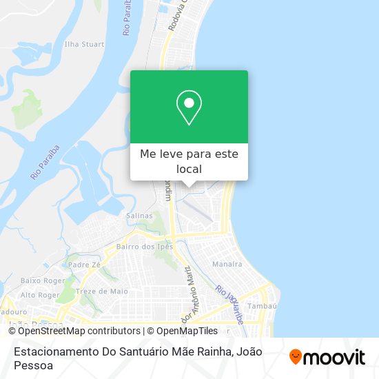 Estacionamento Do Santuário Mãe Rainha mapa