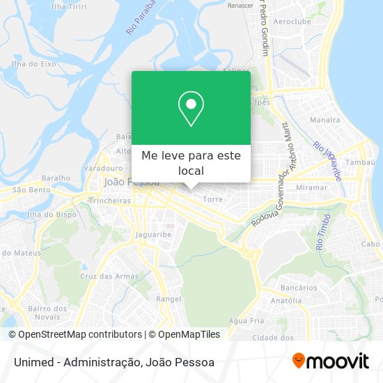 Unimed - Administração mapa