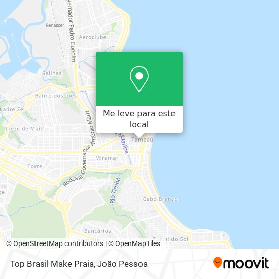 Top Brasil Make Praia mapa