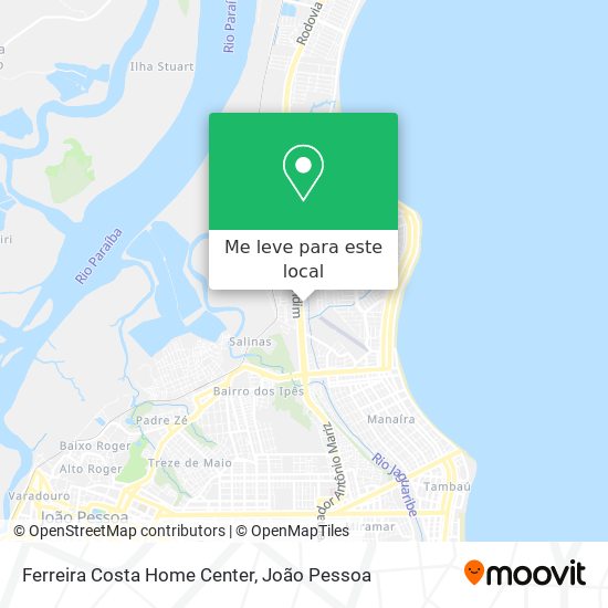 Ferreira Costa Home Center mapa