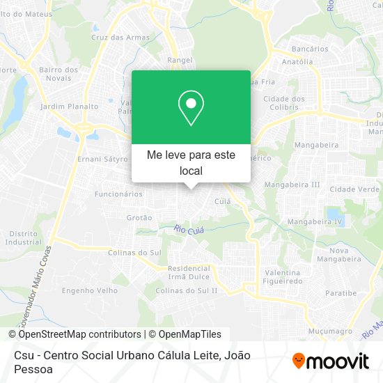 Csu - Centro Social Urbano Cálula Leite mapa