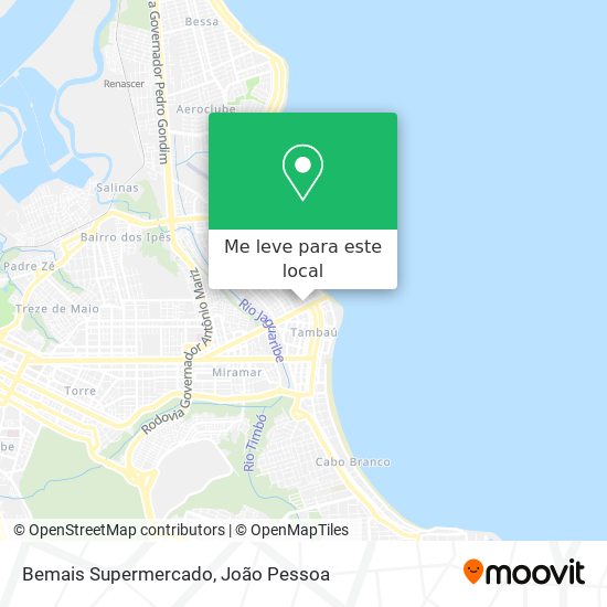 Bemais Supermercado mapa