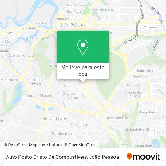 Auto Posto Cristo De Combustíveis mapa