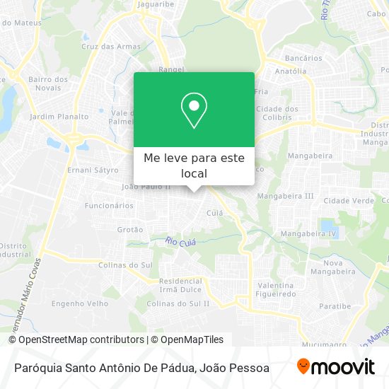 Paróquia Santo Antônio De Pádua mapa