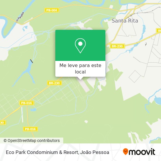Eco Park Condominium & Resort mapa
