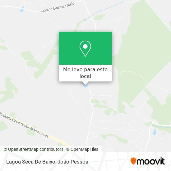 Lagoa Seca De Baixo mapa