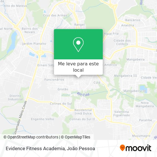 Evidence Fitness Academia mapa