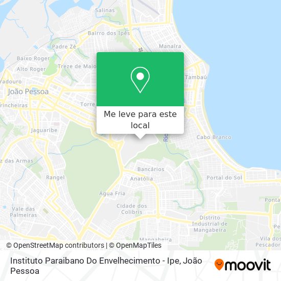 Instituto Paraibano Do Envelhecimento - Ipe mapa