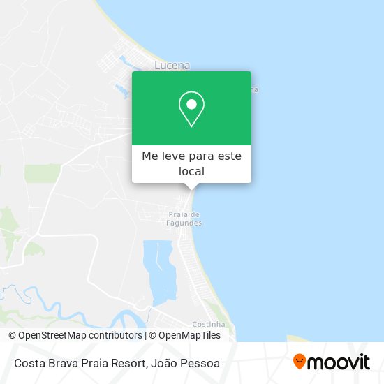 Costa Brava Praia Resort mapa