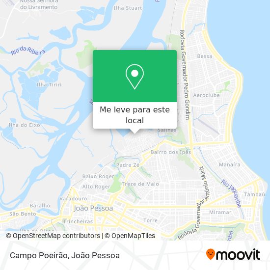Campo Poeirão mapa