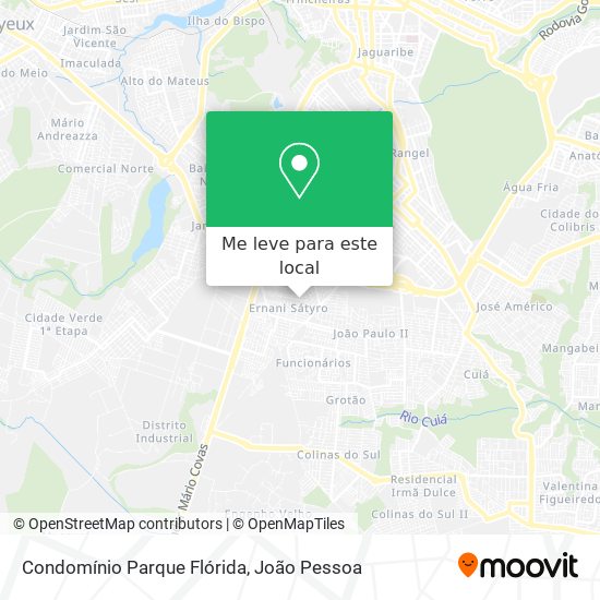 Condomínio Parque Flórida mapa
