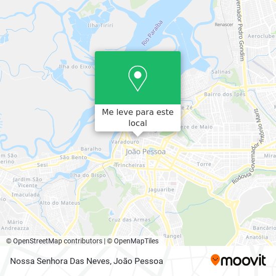 Nossa Senhora Das Neves mapa