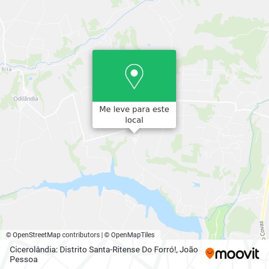 Cicerolândia: Distrito Santa-Ritense Do Forró! mapa